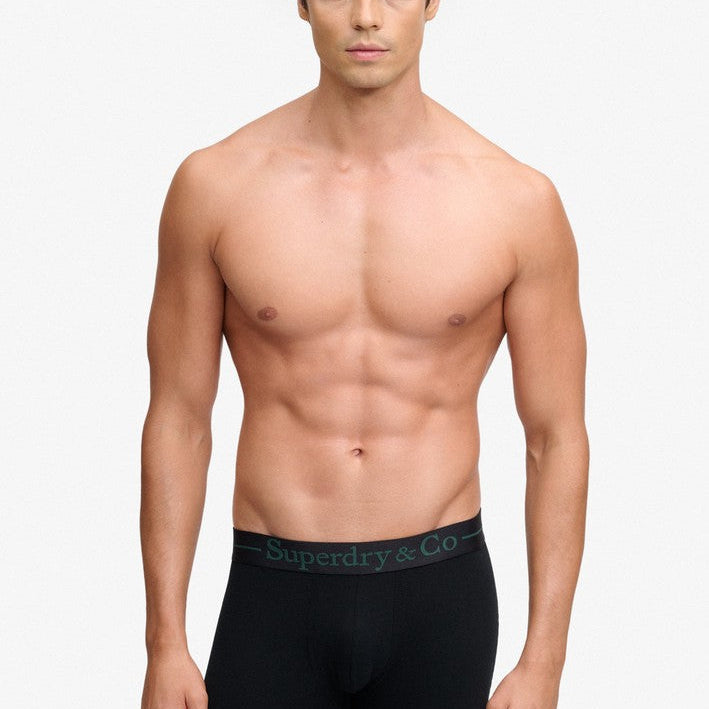 Superdry & Co Seasonal Boxer Briefs Black/Navy/Enamel Green