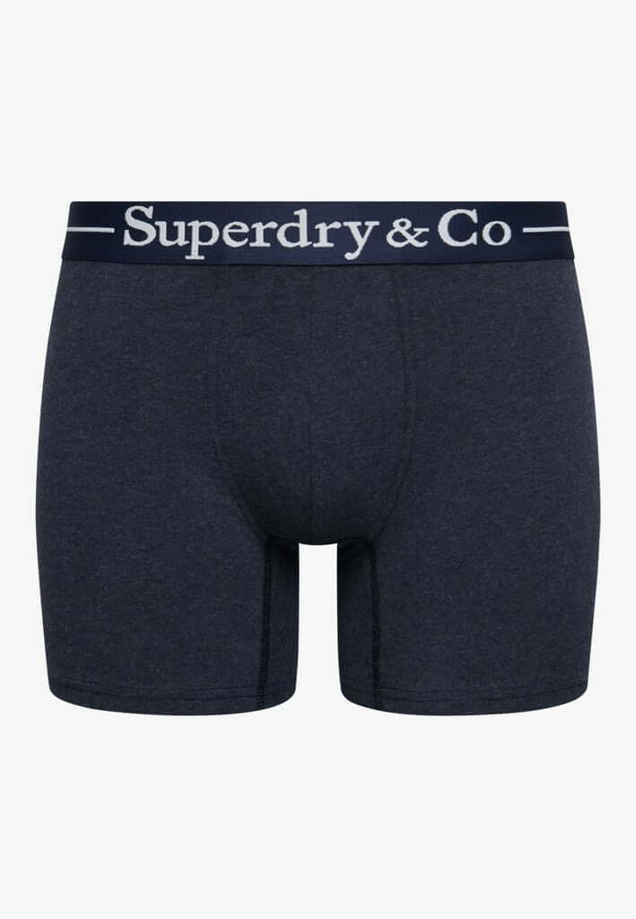 Superdry & Co Seasonal Boxer Briefs Navy Marl/Indigo Marl/Blue Grit