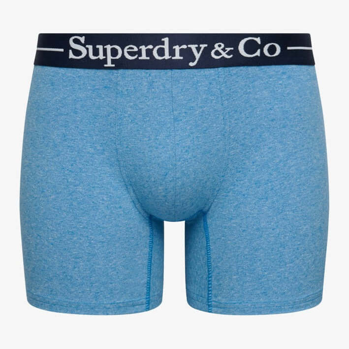 Superdry & Co Seasonal Boxer Briefs Navy Marl/Indigo Marl/Blue Grit
