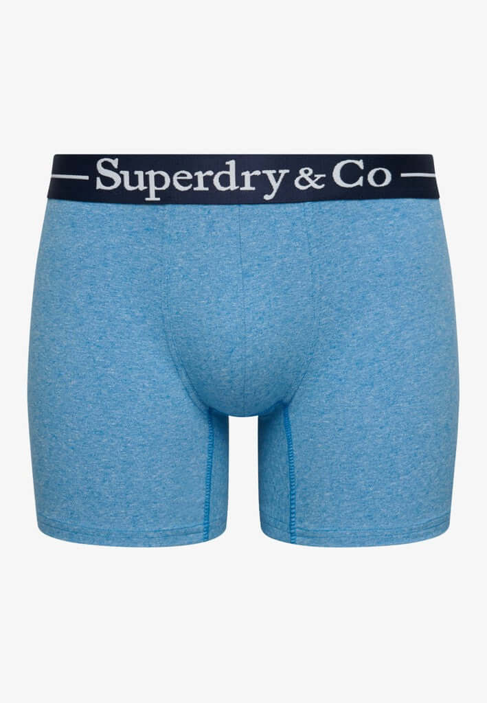 Superdry & Co Seasonal Boxer Briefs Navy Marl/Indigo Marl/Blue Grit