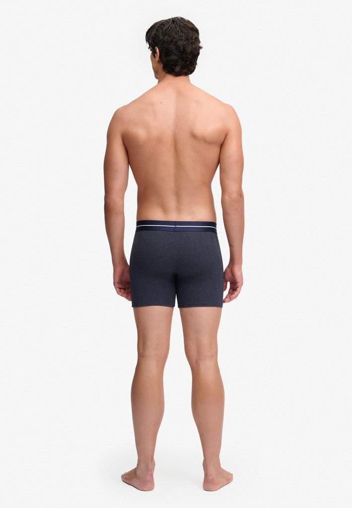 Superdry & Co Seasonal Boxer Briefs Navy Marl/Indigo Marl/Blue Grit