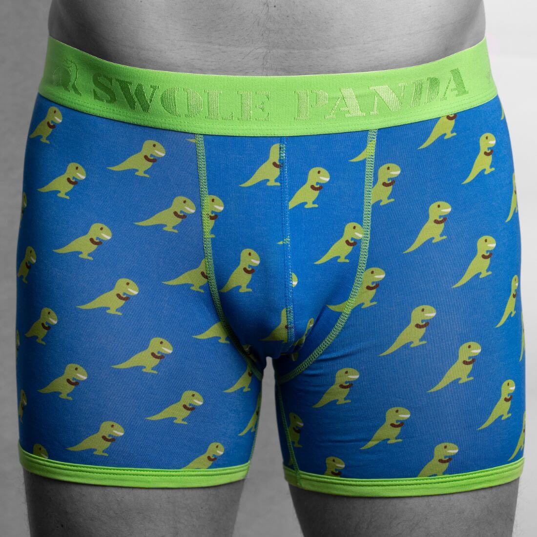 Swole Panda Bamboo Boxers – T-Rex | Soft, Breathable Men’s Underwear
