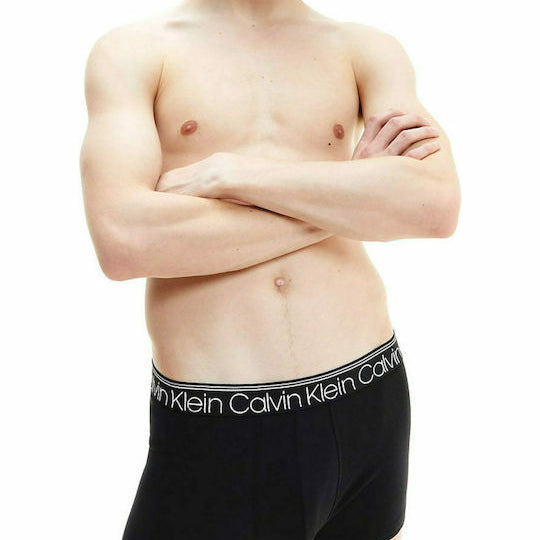 Calvin Klein 3 Pack Trunks- COTTON STRETCH Limited Edition - Black