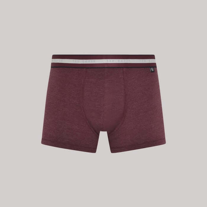 Ted Baker 3 Pack Cotton Stretch Trunks - Black/Grey/Redicchio