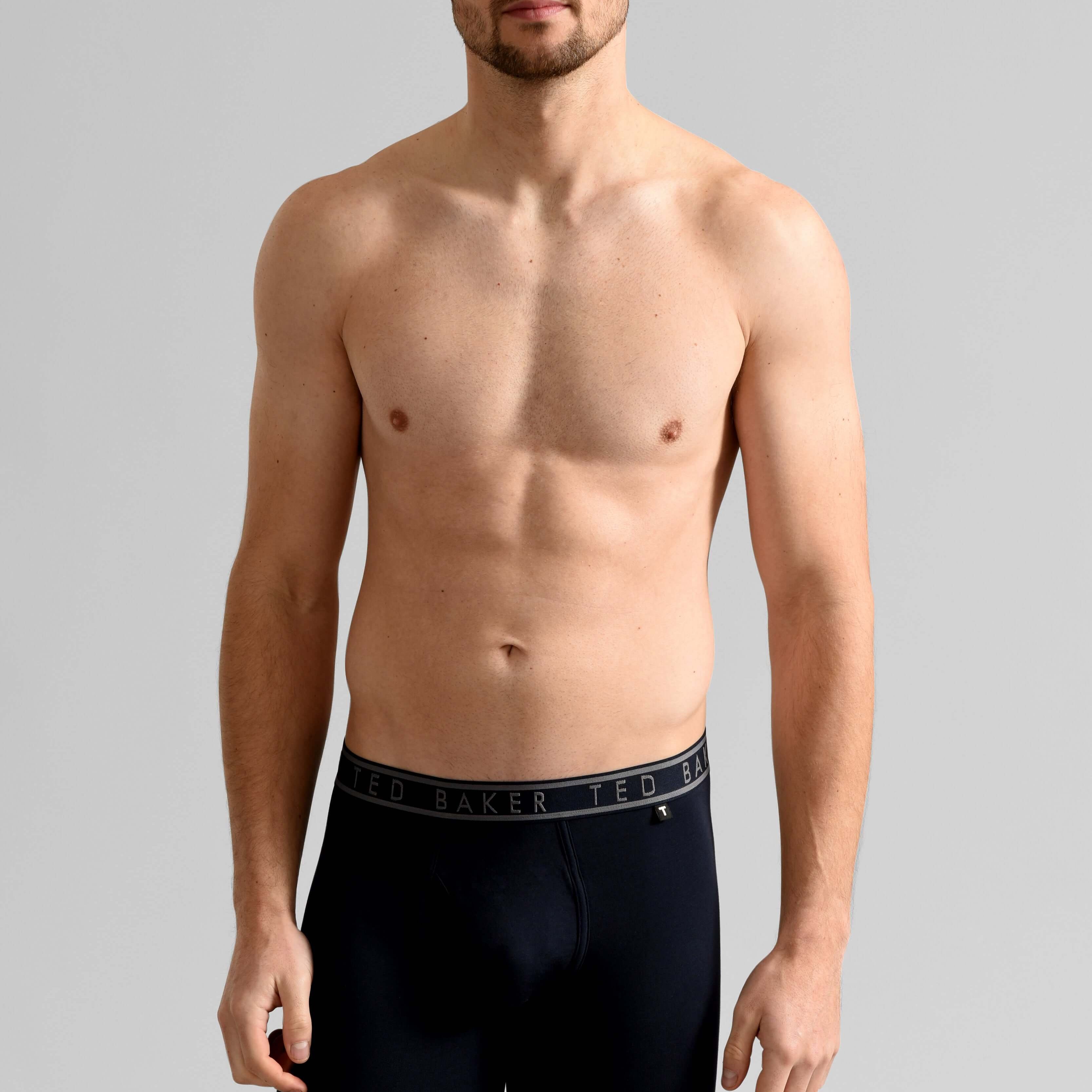 Ted Baker 3 Pack Cotton Stretch Boxer Briefs - Red/Black/Blue