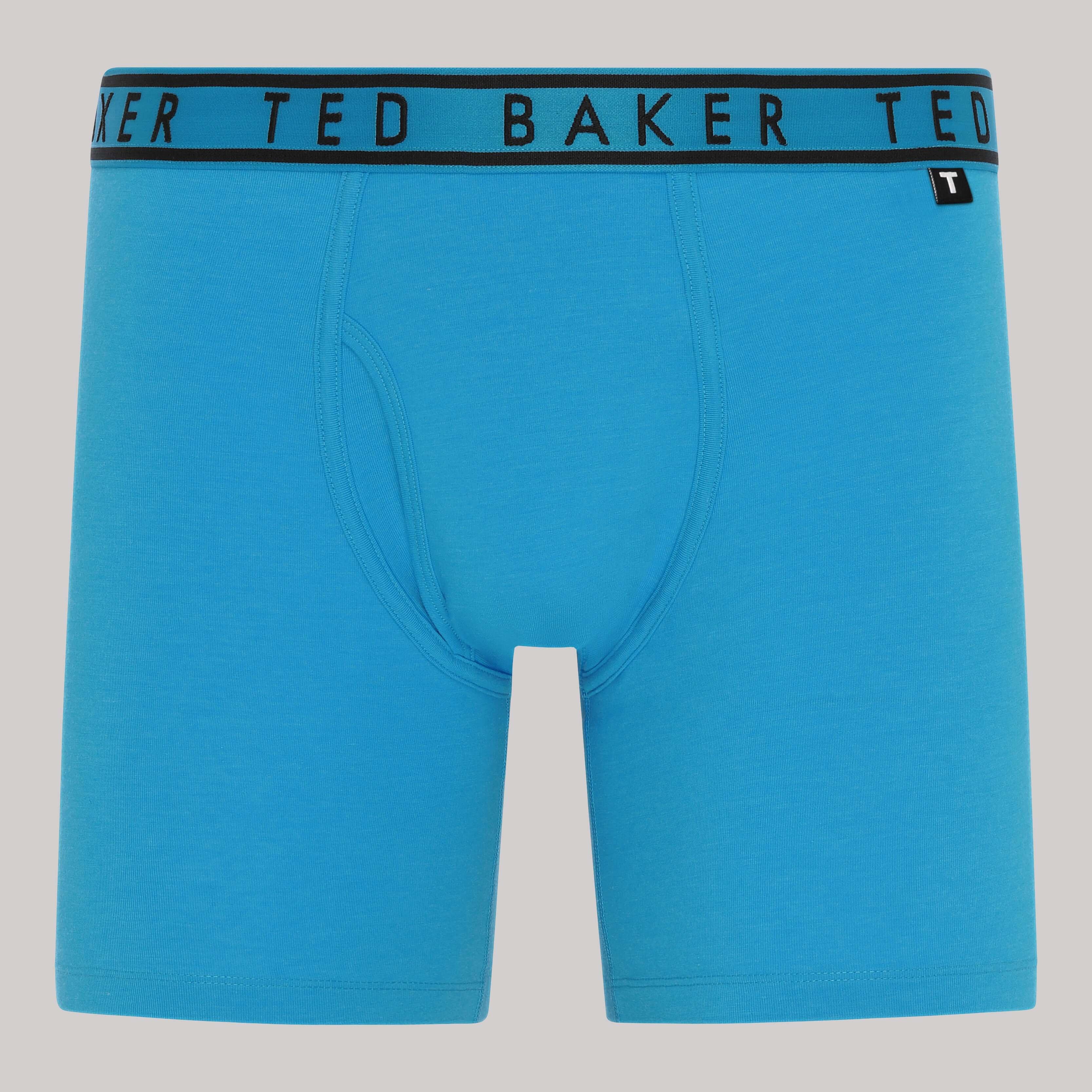 Ted Baker 3 Pack Cotton Stretch Boxer Briefs - Red/Black/Blue