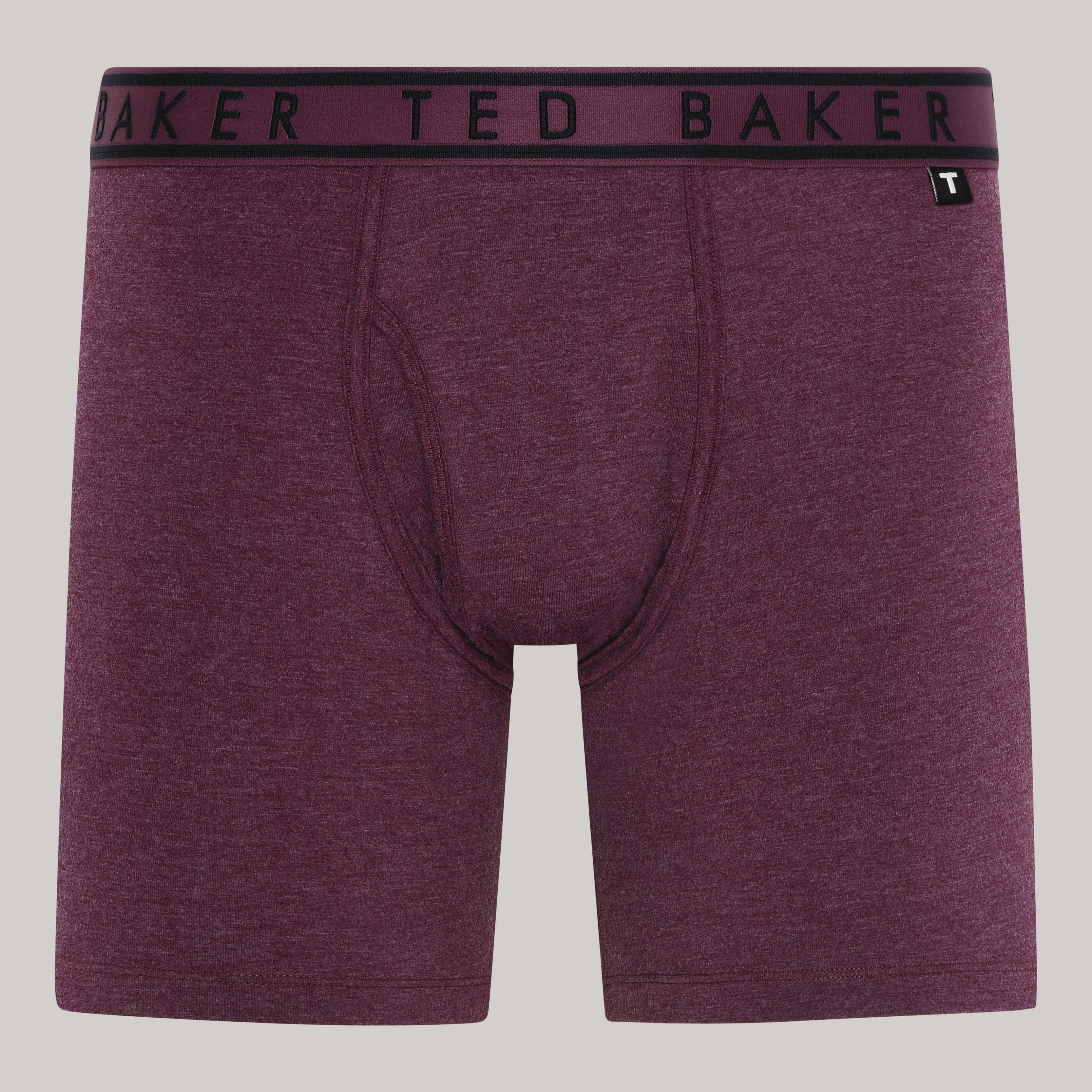Ted Baker 3 Pack Cotton Stretch Boxer Briefs - Red/Plum/Black