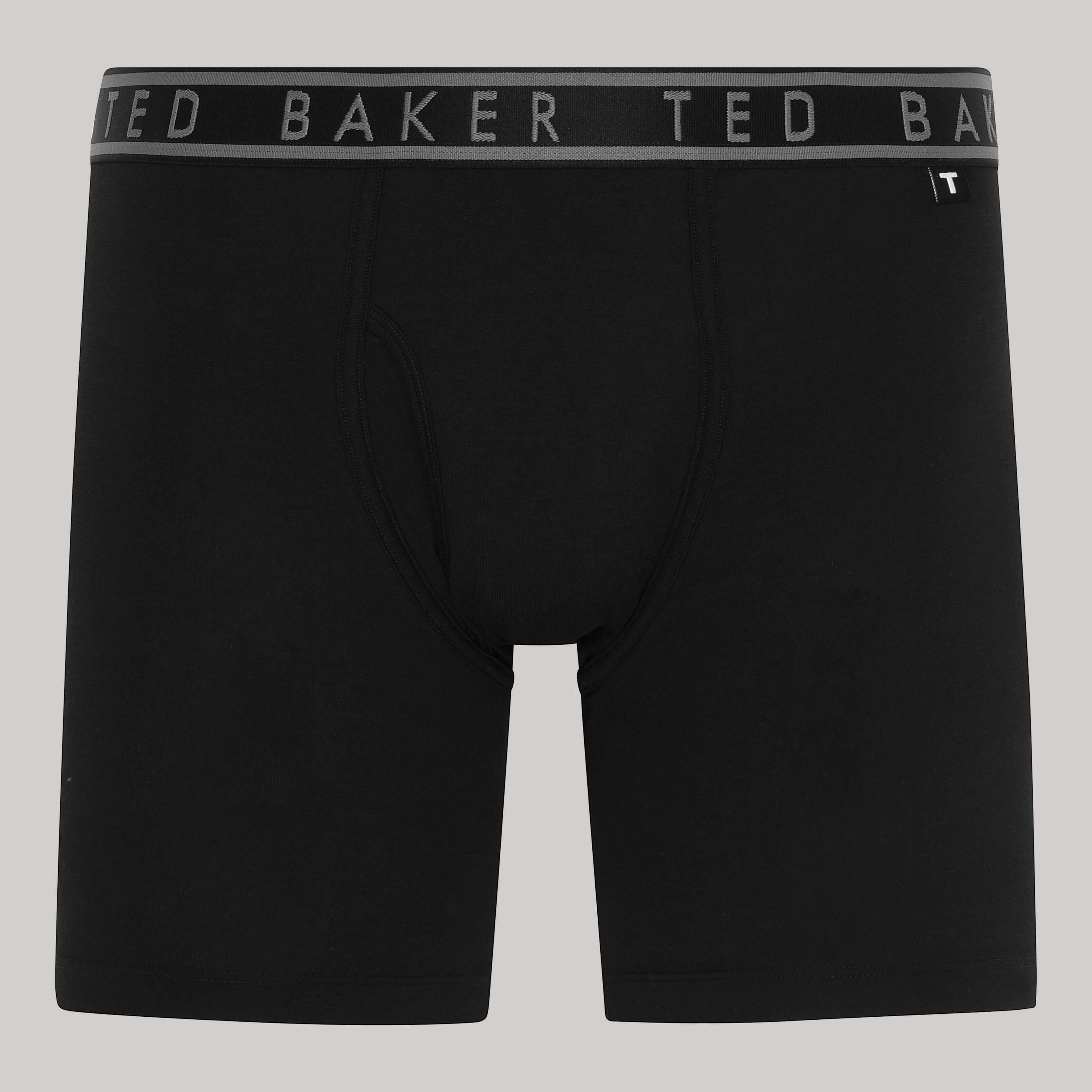 Ted Baker 3 Pack Cotton Stretch Boxer Briefs - Red/Plum/Black