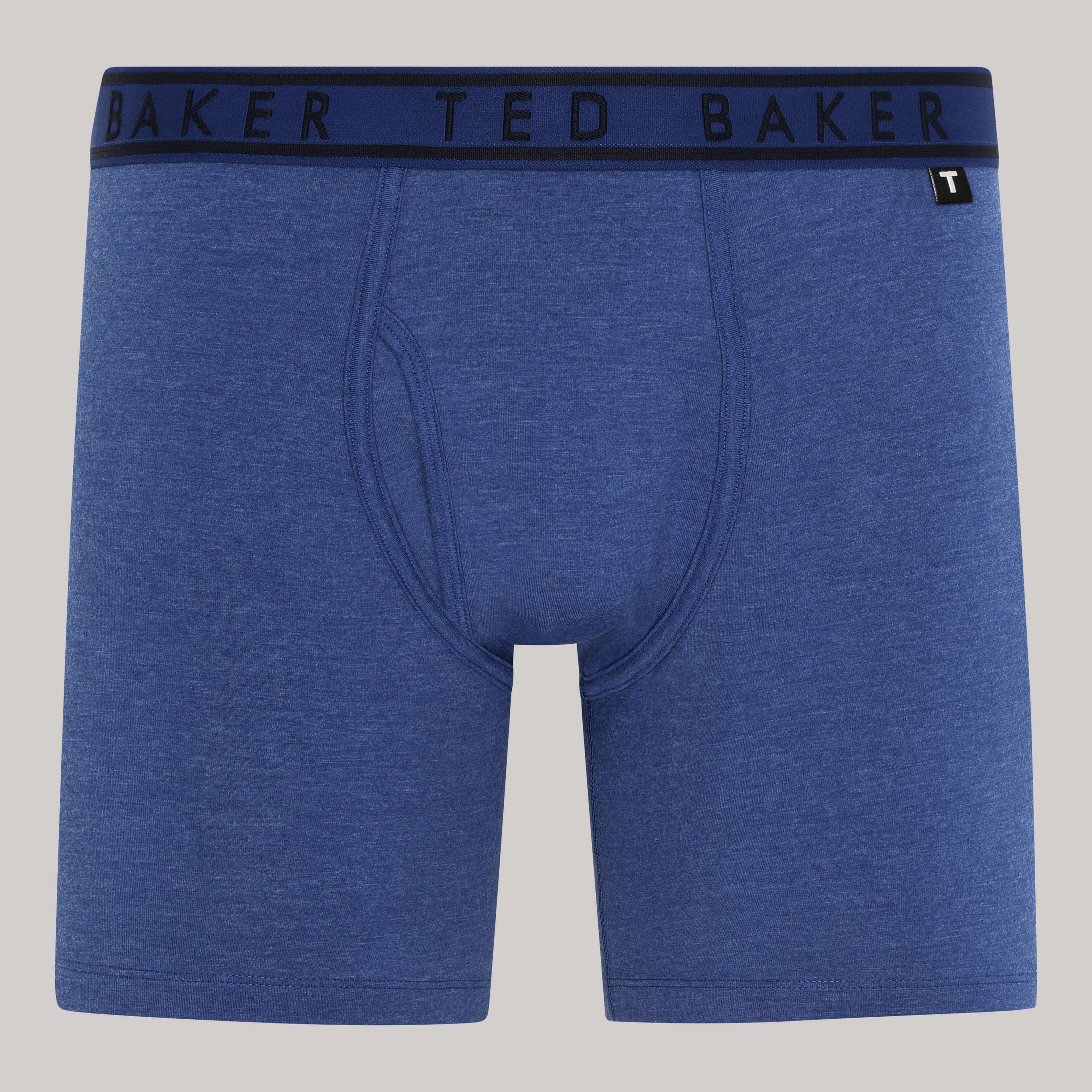 Ted Baker 3 Pack Cotton Stretch Boxer Briefs - Blue/Grey/Black