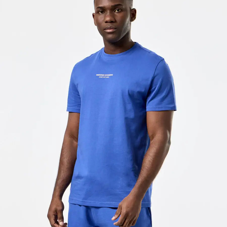 Weekend Offender Millergrove T-Shirt | Bluebell/Alabaster