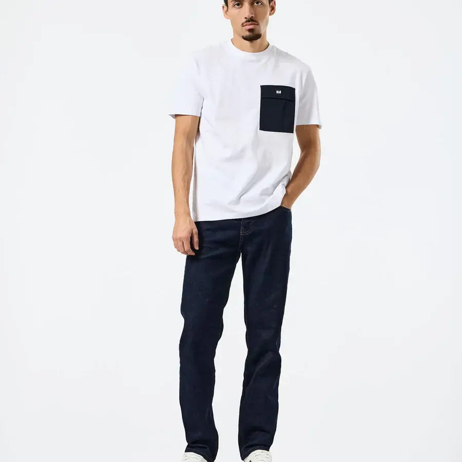 Weekend Offender Stiniva T-Shirt 100% cotton | White/Navy