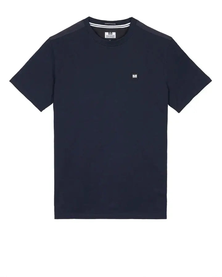 Weekend Offender Garcia Overlay T-Shirt | Navy