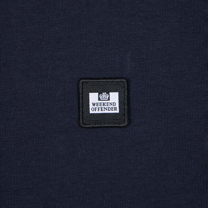 Weekend Offender Garcia Overlay T-Shirt | Navy