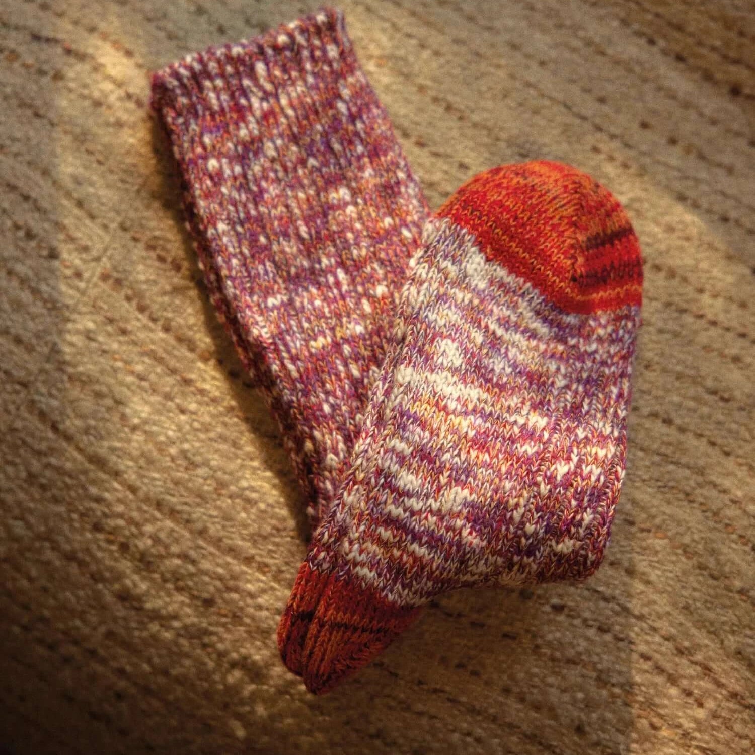 Thunders Love Flammé Seasons Socks – Wool & Cotton Ribbed, UK 6-11
