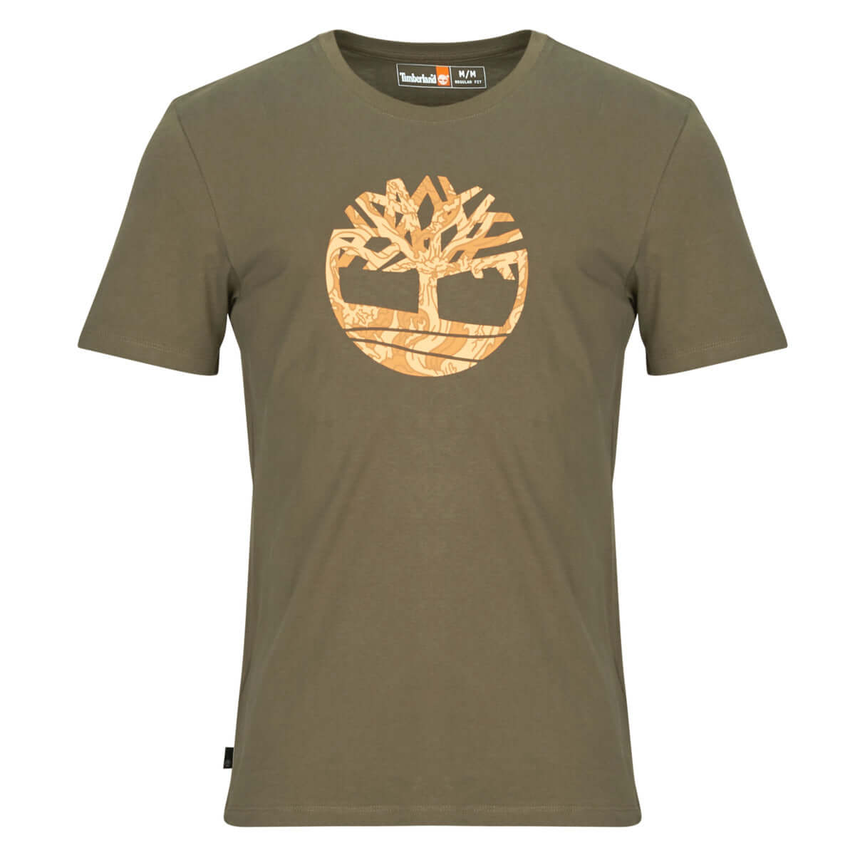 Timberland Kennebec River Tree Camo Logo T-Shirt for Men - Olive
