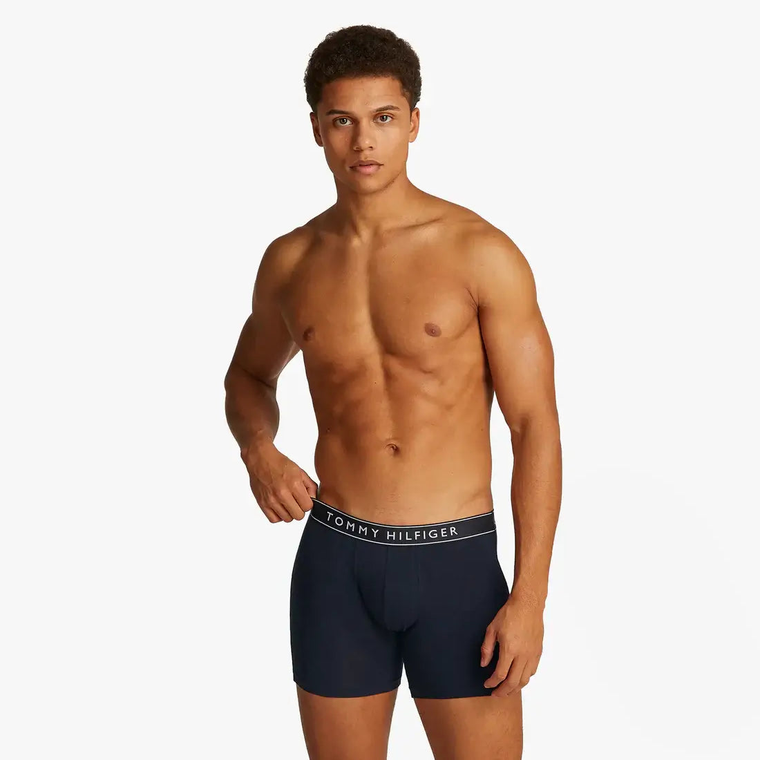 Tommy Hilfiger 3-Pack Logo Waistband Boxer Briefs - Desert Sky