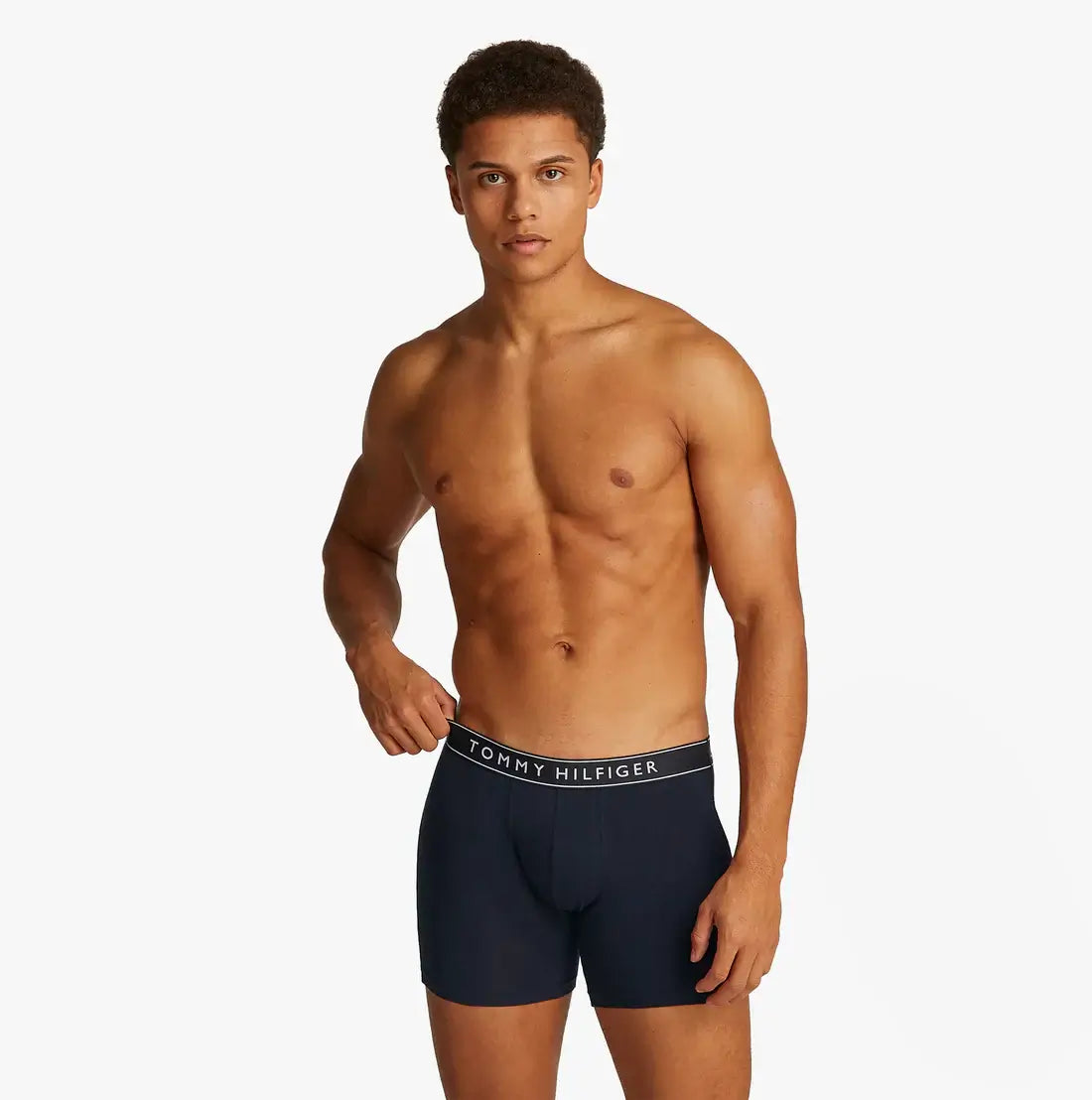 Tommy Hilfiger 3-Pack Logo Waistband Boxer Briefs - Desert Sky