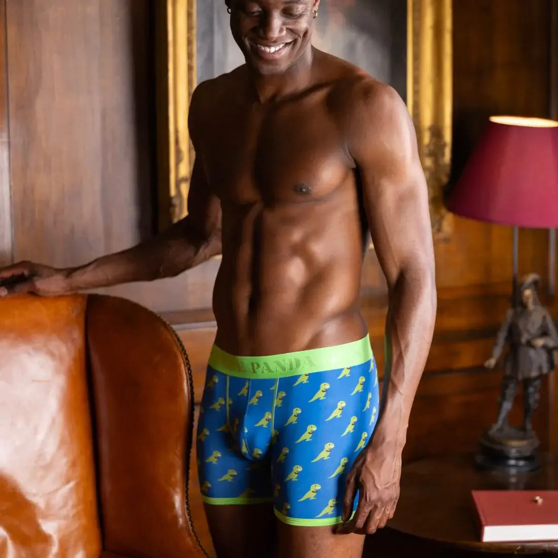 Swole Panda Bamboo Boxers – T-Rex | Soft, Breathable Men’s Underwear