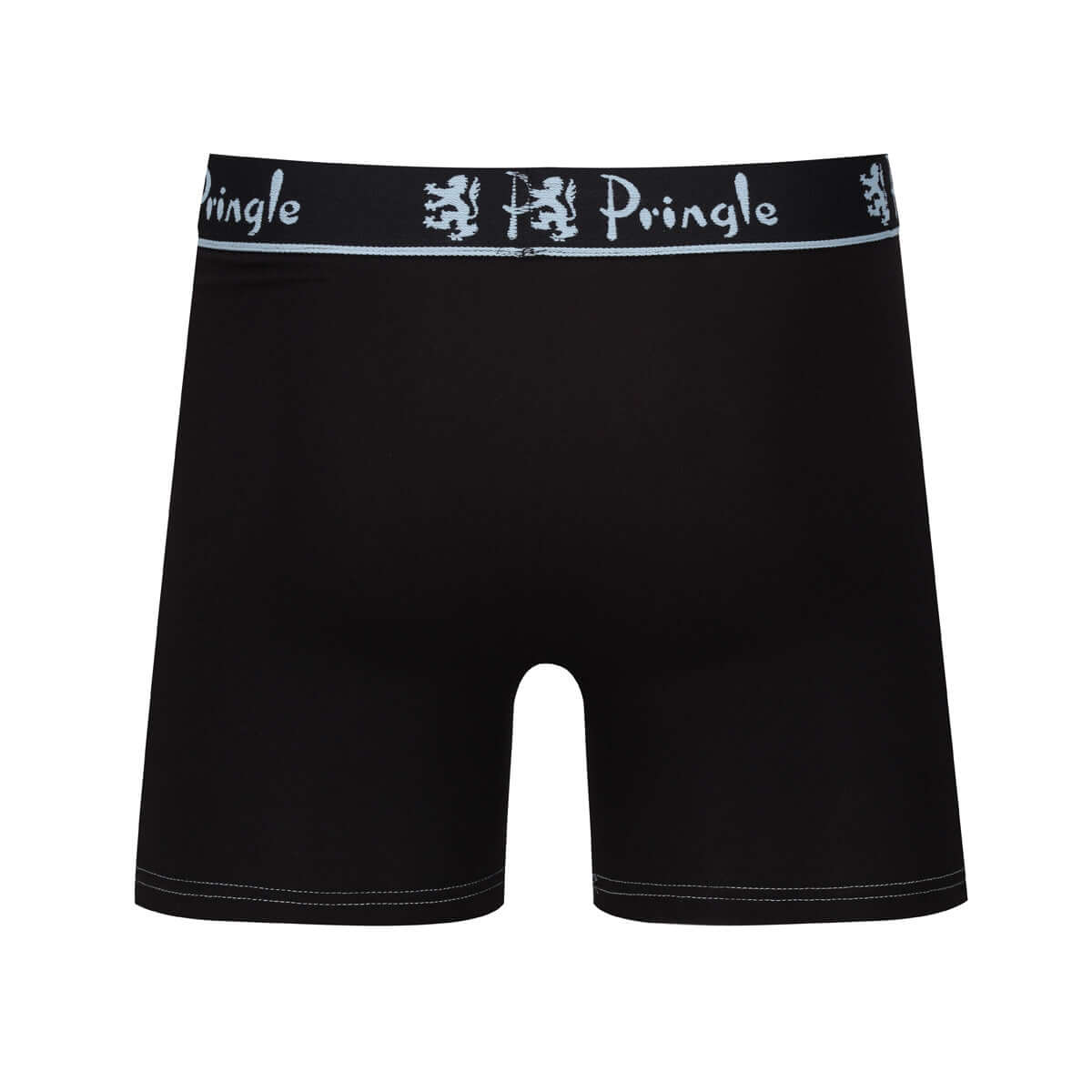 Pringle 3 Pack Men's Bamboo Boxers – Black with Yellow/Pink/WhiteLogo