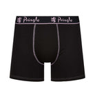Pringle 3 Pack Men's Bamboo Boxers – Black with Red/Pink/Blue Logo