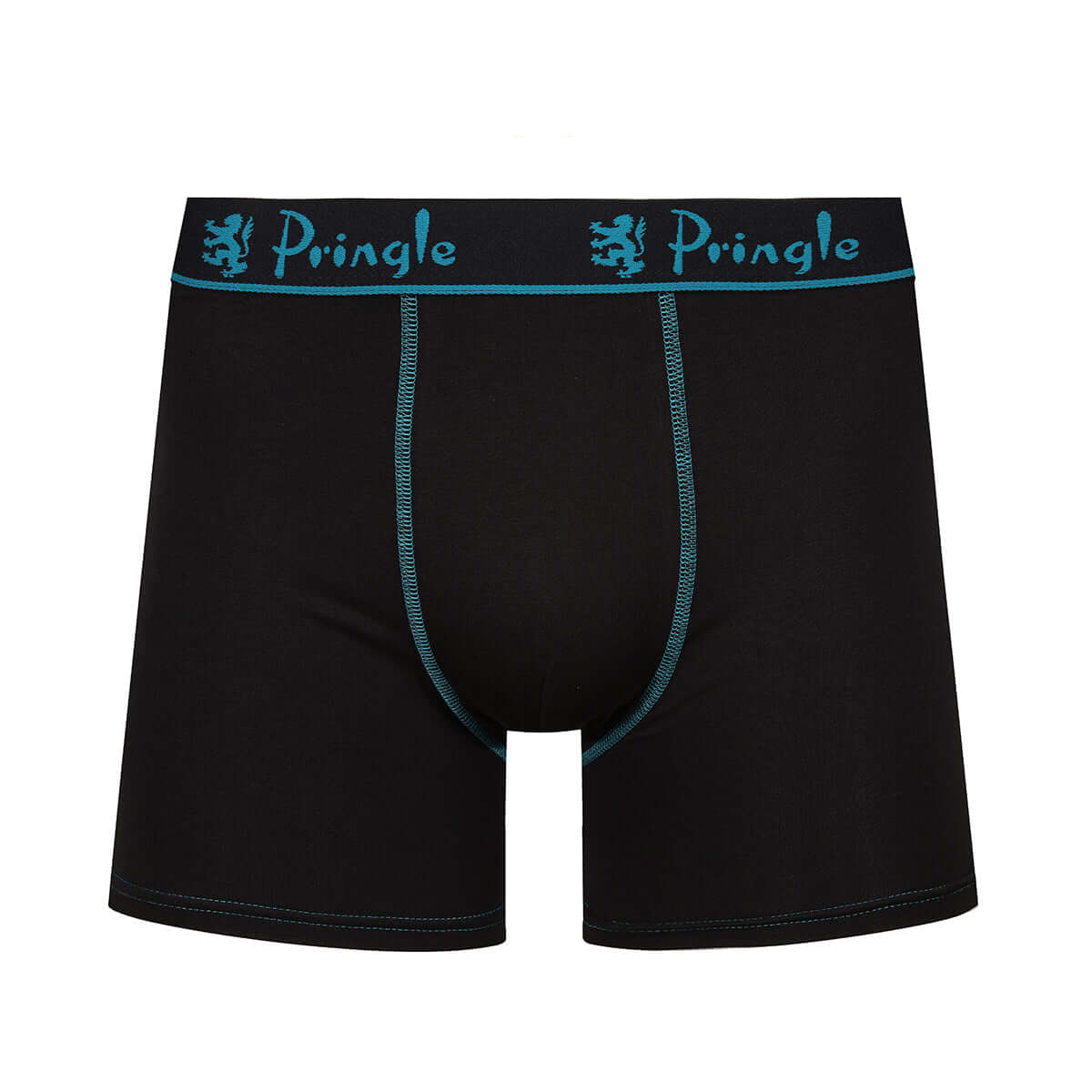 Pringle 3 Pack Men's Bamboo Boxers – Black with Red/Pink/Blue Logo