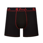 Pringle 3 Pack Men's Bamboo Boxers – Black with Red/Pink/Blue Logo
