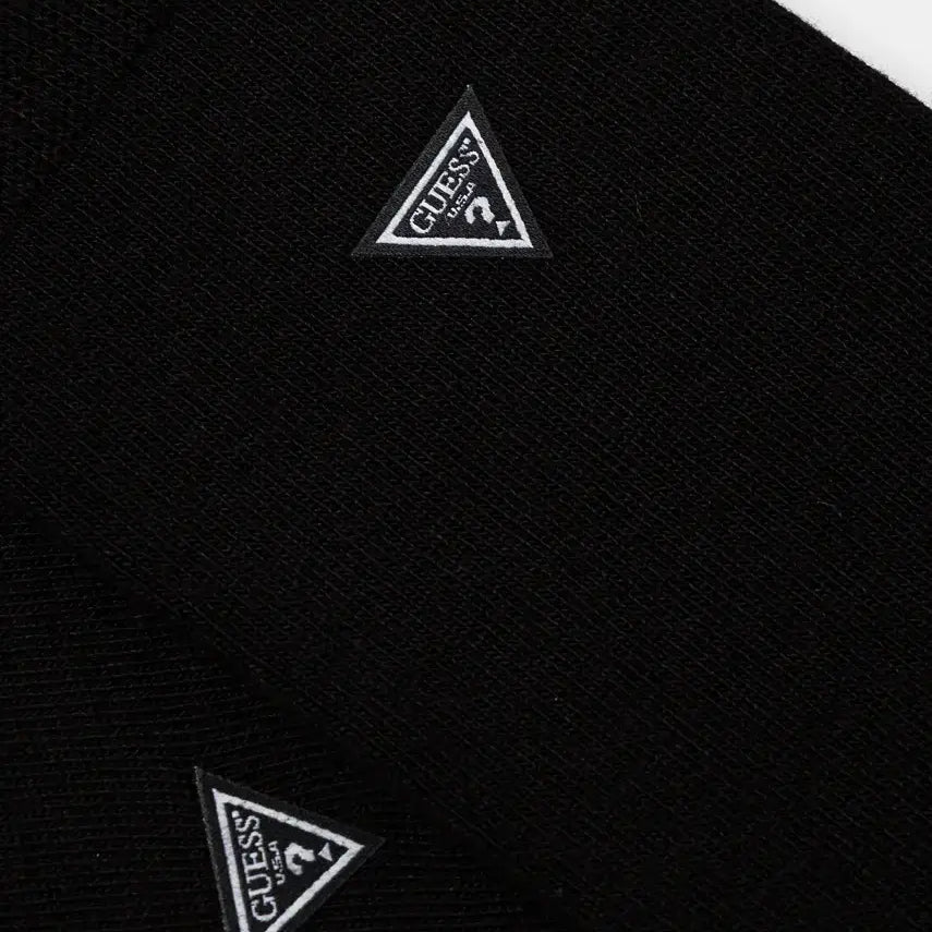 Guess Men’s Regular Crew Socks – 1 Pack, Black & Smart Blue