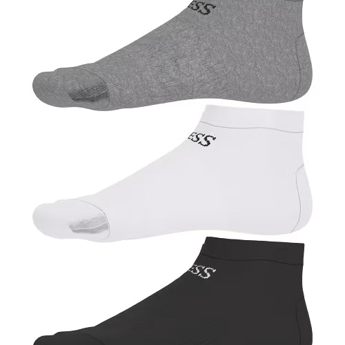 GUESS Sneaker Socks 3 Pack – Low Cut Cotton Blend | Sizes 39/42 & 43/46