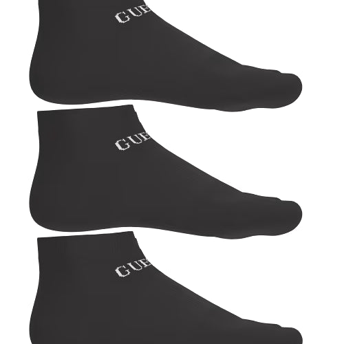 GUESS Sneaker Socks 3 Pack – Low Cut Cotton Blend | Sizes 39/42 & 43/46