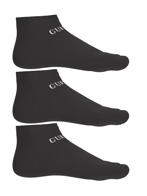 GUESS Sneaker Socks 3 Pack – Low Cut Cotton Blend | Sizes 39/42 & 43/46