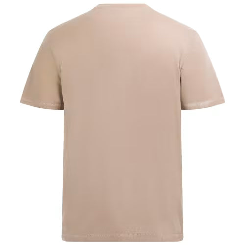 GUESS Organic Cotton T-Shirt Beige – Premium Logo Tee