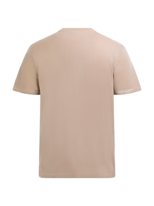 GUESS Organic Cotton T-Shirt Beige – Premium Logo Tee