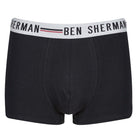 Ben Sherman Men's Roman 3 Pack Trunks - Black/White/Grey