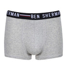 Ben Sherman Men's Roman 3 Pack Trunks - Black/White/Grey