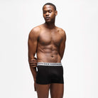 Ben Sherman Men's Roman 3 Pack Trunks - Black/White/Grey
