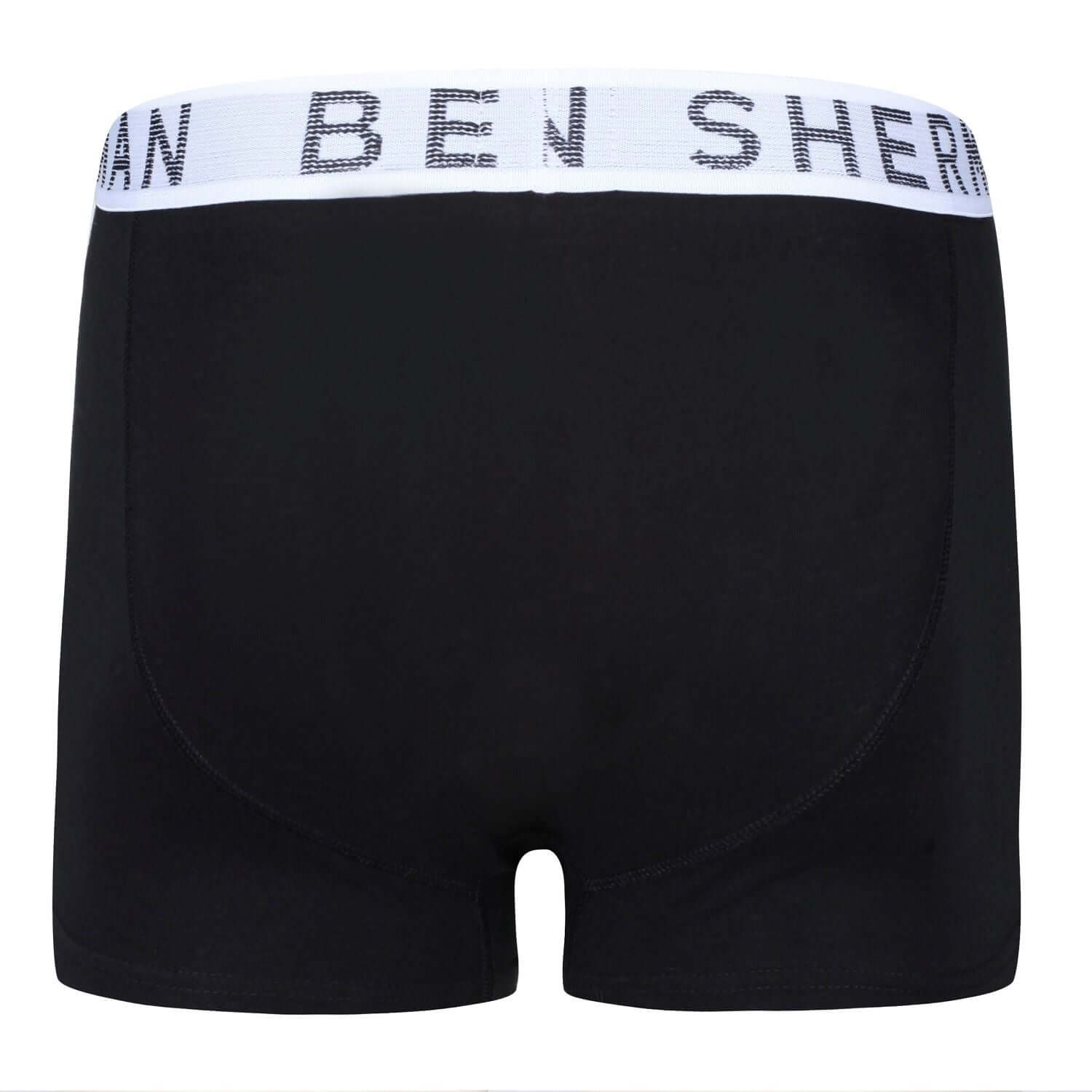 Ben Sherman Bray 3 Pack Boxer Shorts – Men’s Trunks, Black