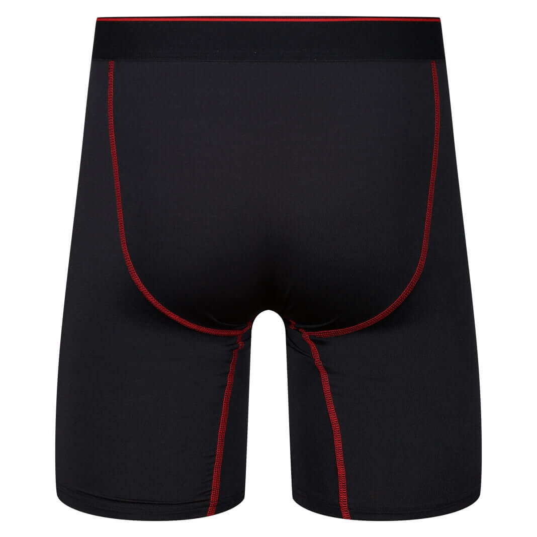 Reebok Graeme Mens Performance 3 Pack Long Sports Trunks - Black Multi
