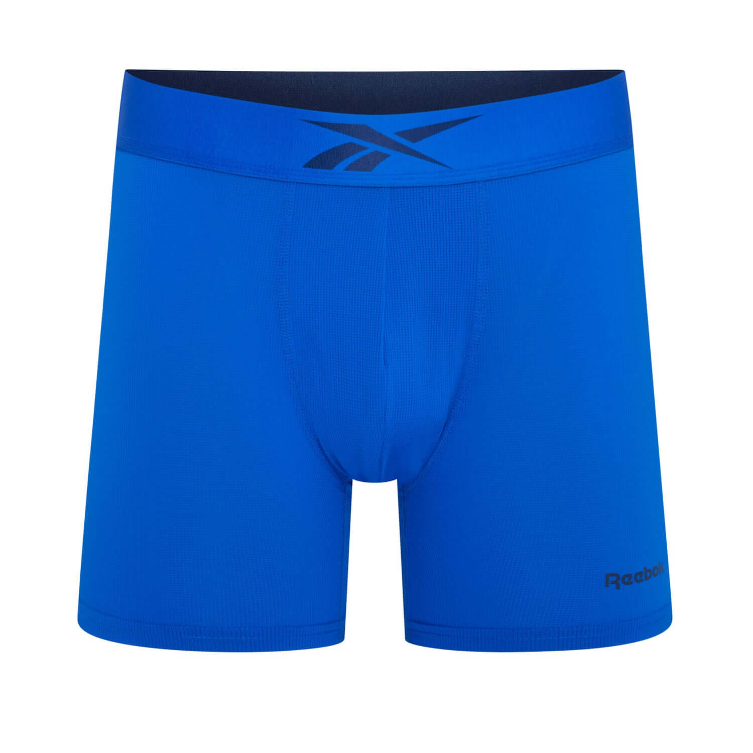 Reebok Rey Mens Performance 3 Pack Medium Sports Trunks - Blues/Vector Navy