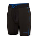 Reebok Placer Mens Performance 3 Pack Long Sports Trunks - Black