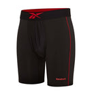 Reebok Placer Mens Performance 3 Pack Long Sports Trunks - Black