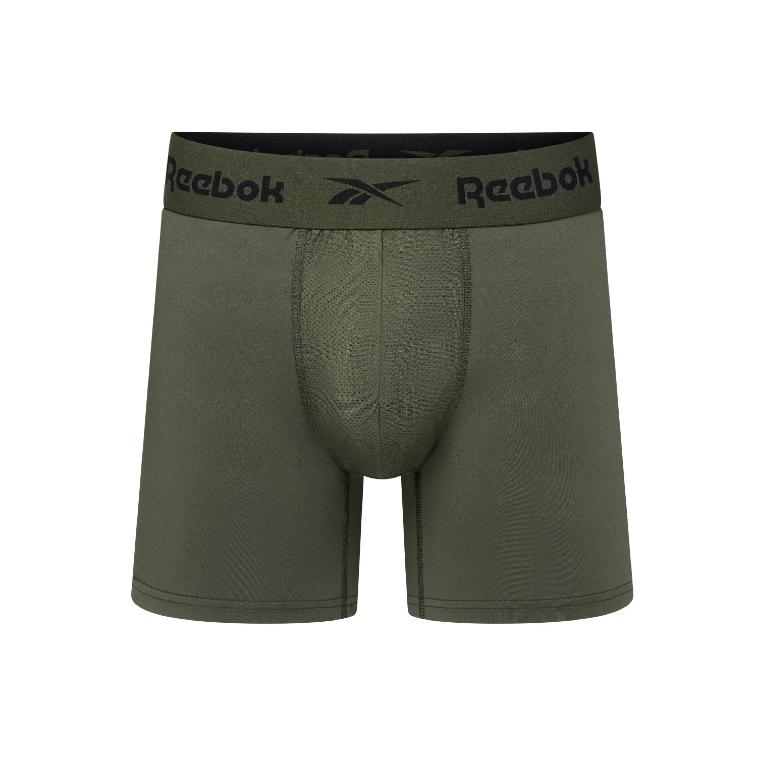 Reebok Nikhill 3 pack trunks - Black/Grit Green Print/Grit Green - image 4