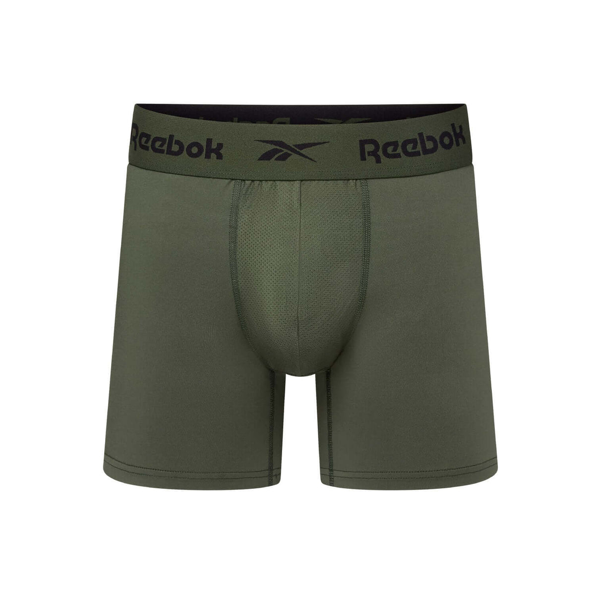 Reebok Nikhill 3 pack trunks - Black/Grit Green Print/Grit Green - image 4
