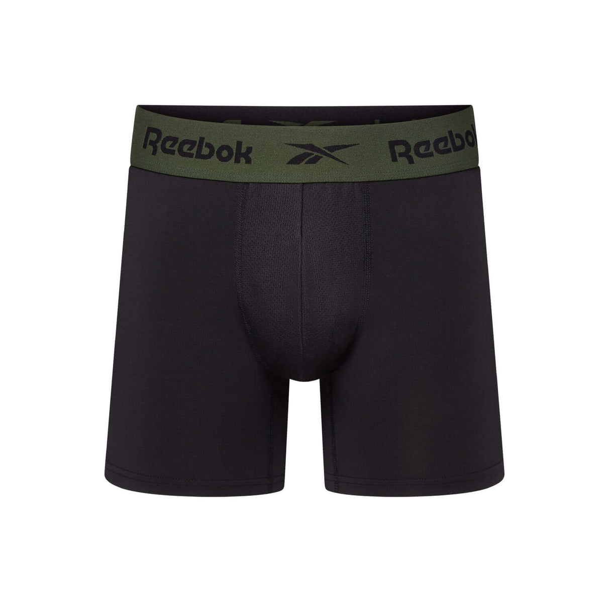 Reebok Nikhill 3 pack trunks - Black/Grit Green Print/Grit Green - image 5