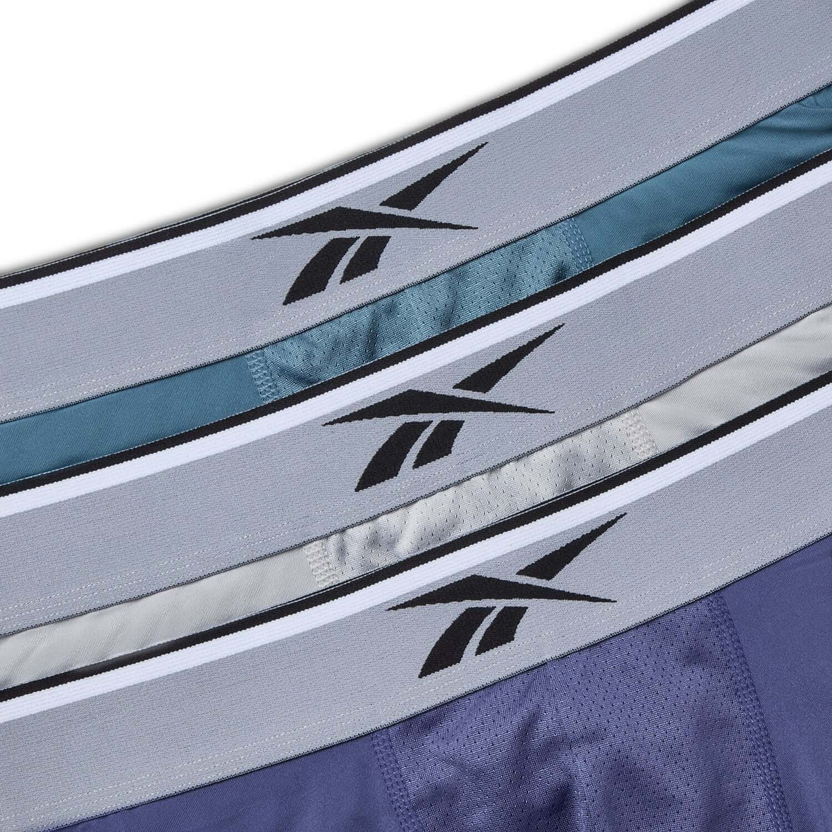 Reebok Fawkes 3 pack trunks - Legacy Blue/Grey/Midnight Tide - image 2
