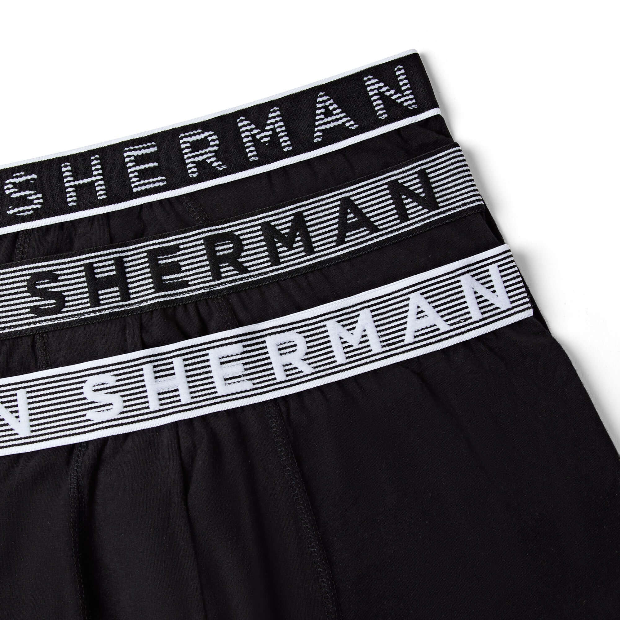 Ben Sherman Bray 3 Pack Boxer Shorts – Men’s Trunks, Black