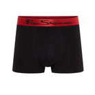 Ben Sherman Ajay 3 Pack Boxer Shorts – Men’s Stretch Cotton Trunks, Black
