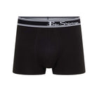 Ben Sherman Bruno 3 Pack Boxer Shorts – Men’s Stretch Cotton Trunks, Black