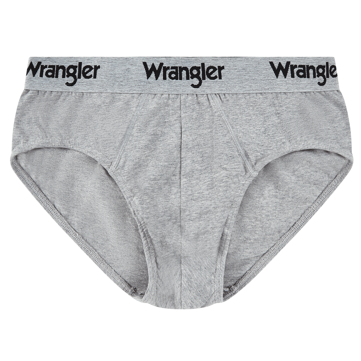 Wrangler Men’s Norrie Briefs Underwear – 3 Pack (Black, White, Grey)