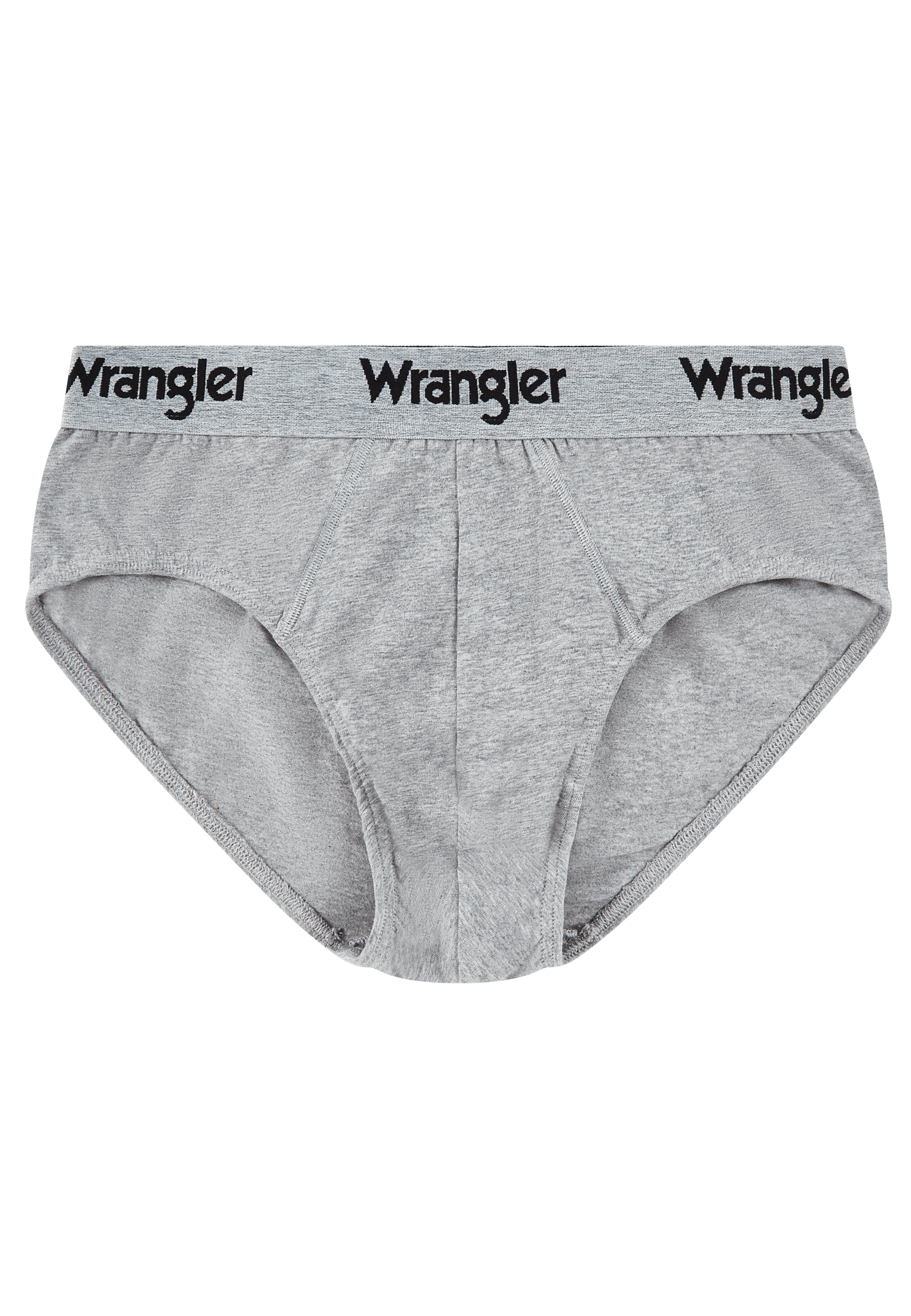 Wrangler Men’s Norrie Briefs Underwear – 3 Pack (Black, White, Grey)