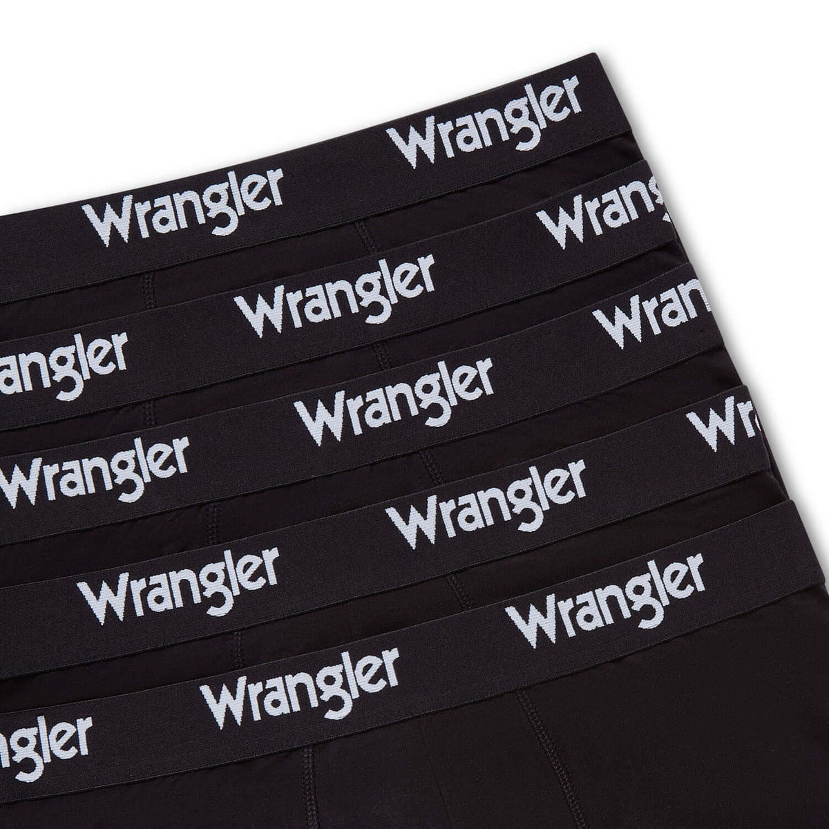 Wrangler Willox Men's 5-Pack Cotton Stretch Trunks - Black